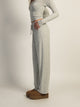 HARLOW MOLLY MELANGE LOUNGE PANT - HEATHER GREY
