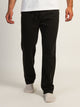 KOLBY VINTAGE WASH LOUNGE PANT - BLACK